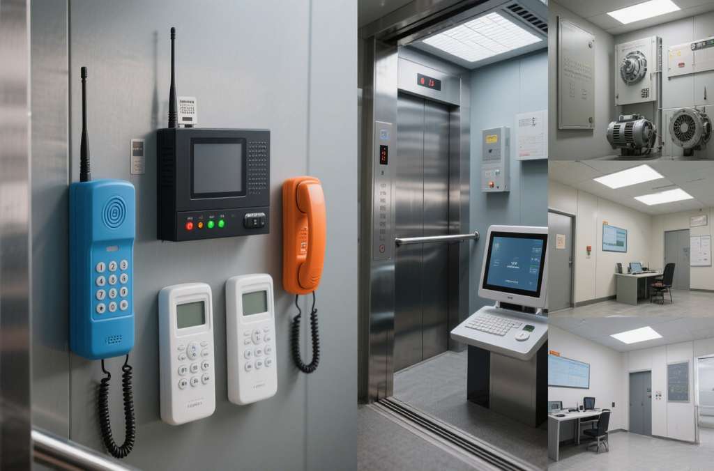 電梯無(wú)線對(duì)講電梯五方通話